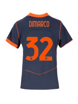 Billige Inter Milan Federico Dimarco #32 Tredjedrakt Dame 2025-26 Kortermet